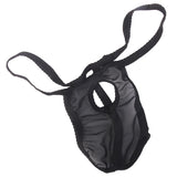 Maxbell Sexy Men Mesh Open G-string T-back Pouch Posing Strap Underwear Black