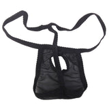 Maxbell Sexy Men Mesh Open G-string T-back Pouch Posing Strap Underwear Black