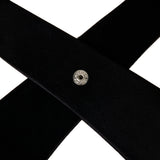 Maxbell 2pcs Fashion Elegant Men Women Pure Color Korean Style Unisex Cross Bow Tie