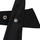 Maxbell 2pcs Fashion Elegant Men Women Pure Color Korean Style Unisex Cross Bow Tie