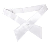 Maxbell 2pcs Fashion Elegant Men Women Pure Color Korean Style Unisex Cross Bow Tie