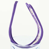 Maxbell Sexy 2pcs Lovers' Men Women C-string Mesh Thong Visible Underwear Panty w/Wave Pattern Purple