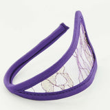 Maxbell Sexy 2pcs Lovers' Men Women C-string Mesh Thong Visible Underwear Panty w/Wave Pattern Purple
