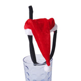 Maxbell Sexy Men Christmas Hat C-string Thong Invisible Underwear Pouch Cute Panty Red