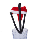 Maxbell Sexy Men Christmas Hat C-string Thong Invisible Underwear Pouch Cute Panty Red