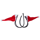 Maxbell Sexy Men Christmas Hat C-string Thong Invisible Underwear Pouch Cute Panty Red