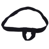 Maxbell Sexy New Men Male Model Thongs G-String Seamless Panty Underwear Adjustable Elastic Ring Black