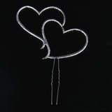 Maxbell Rhinestone Crystal LOVE HEART + 25 25th Birthday Anniversary Number Cake Topper