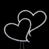 Maxbell Rhinestone Crystal LOVE HEART + 25 25th Birthday Anniversary Number Cake Topper