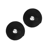 Maxbell 2pcs MTB Road Bike Bicycle Handlebar Tape Wrap +2 Bar Plug Black - Aladdin Shoppers
