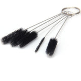 Maxbell 5 PCS Tattoo Tubes Cleaning Brushes + 5Pcs 0.3mm Needle for 130 Airbrush