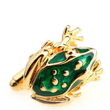 Maxbell Stainless Steel Men Cuff Link CUFFLINKS Shirt Set Toad Gold - Aladdin Shoppers