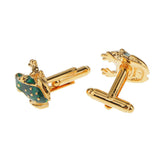 Maxbell Stainless Steel Men Cuff Link CUFFLINKS Shirt Set Toad Gold - Aladdin Shoppers