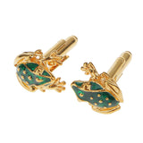 Maxbell Stainless Steel Men Cuff Link CUFFLINKS Shirt Set Toad Gold - Aladdin Shoppers