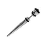Maxbell 1 Piece Mens Hypoallergenic Stainless Steel Punk Screw Earrings Ear Stud