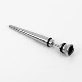 Maxbell 1 Piece Mens Hypoallergenic Stainless Steel Punk Screw Earrings Ear Stud