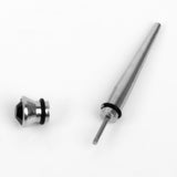Maxbell 1 Piece Mens Hypoallergenic Stainless Steel Punk Screw Earrings Ear Stud