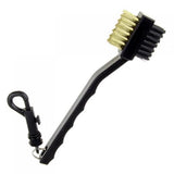 Maxbell 5x Dual Side Golf Club Brush Cleaner Ball Cleaning with Clip Plastic Groove Tool
