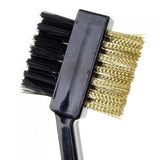 Maxbell 5x Dual Side Golf Club Brush Cleaner Ball Cleaning with Clip Plastic Groove Tool