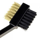 Maxbell 5x Dual Side Golf Club Brush Cleaner Ball Cleaning with Clip Plastic Groove Tool