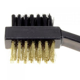 Maxbell 5x Dual Side Golf Club Brush Cleaner Ball Cleaning with Clip Plastic Groove Tool