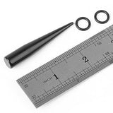 Maxbell 8 x Black Acrylic Expander Taper Ear Stretching Plug
