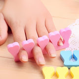 Maxbell Soft EVA Foam Toe Separator Toes Spacer for Manicure Pedicure Home Salon Use Pack of 10PCS Pink - Aladdin Shoppers