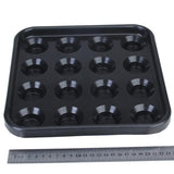 Maxbell Plastic Pool Billiard Ball Tray Holds 16 Balls - Black - Aladdin Shoppers