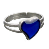 Maxbell 2pcs Magic Heart Mood Band Ring Color Changable Emotion Feeling Adjustable Gift