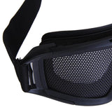 Maxbell Metal Mesh CQB Tactical Goggles Glasses (Black)