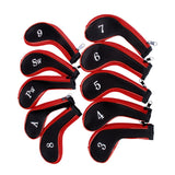 Maxbell Maxbell 10 Golf Clubs Iron Set Headcovers Head Cover Red/Black