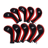 Maxbell Maxbell 10 Golf Clubs Iron Set Headcovers Head Cover Red/Black