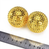 Maxbell Maxbell 2Pc 4.5cm Yoga Spikey Massage Gym Ball + Ab Mat Abdominal Sit Up Support Pad
