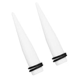 Maxbell 2 Pcs Acrylic Ear Plug Taper Gauges Expander Stretcher Stretching Piercing