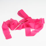 Maxbell 2x Gym Rhythmic Ballet Dance Ribbon Streamer Rod Baton Party Shocking Pink