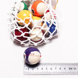 Maxbell Pool Snooker Table Cotton Nets Pockets with Fringe Brass Finish Irons for Children