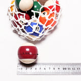 Maxbell Pool Snooker Table Cotton Nets Pockets with Fringe Brass Finish Irons for Children