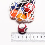 Maxbell Pool Snooker Table Cotton Nets Pockets with Fringe Brass Finish Irons for Children