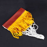 Maxbell Pool Snooker Table Cotton Nets Pockets with Fringe Brass Finish Irons for Children