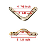 Maxbell Pool Snooker Table Cotton Nets Pockets with Fringe Brass Finish Irons for Children