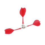Maxbell Maxbell 3Pcs Bullseye Target Game Red Plastic Magnetic Darts