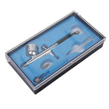 Maxbell Airbrush Sprayer Gun + 0.3mm Needles + 0.3mm Nozzles + Cleaning Brushes Set Kit