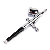 Maxbell Airbrush Sprayer Gun + 0.3mm Needles + 0.3mm Nozzles + Cleaning Brushes Set Kit