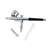 Maxbell Airbrush Sprayer Gun + 0.3mm Needles + 0.3mm Nozzles + Cleaning Brushes Set Kit