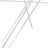 Maxbell 5 PCS Tattoo Tubes Cleaning Brushes + 5Pcs 0.3mm Needle for 130 Airbrush