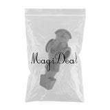 Maxbell 2pcs Foosball Man Table Football Soccer Player for Dynamo Table Black & Red