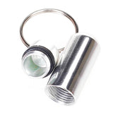 Aluminum Alloy Water-proof Air-tight Pill Fob Pill Case Pill Box Pill Holder with Keychain - Royal Blue+Aluminum Alloy Water-proof Air-tight Pill Fob Pill Case Pill Box Pill Holder with Keychain - Black+Aluminum Alloy Water-proof Air-tight Pill Fob Pill C