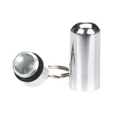 Aluminum Alloy Water-proof Air-tight Pill Fob Pill Case Pill Box Pill Holder with Keychain - Royal Blue+Aluminum Alloy Water-proof Air-tight Pill Fob Pill Case Pill Box Pill Holder with Keychain - Black+Aluminum Alloy Water-proof Air-tight Pill Fob Pill C