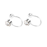 Maxbell One Pair Korea Fashion Ear Cuff Clip On No Piercing U Type Earrings silver - Aladdin Shoppers