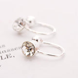 Maxbell One Pair Korea Fashion Ear Cuff Clip On No Piercing U Type Earrings silver - Aladdin Shoppers